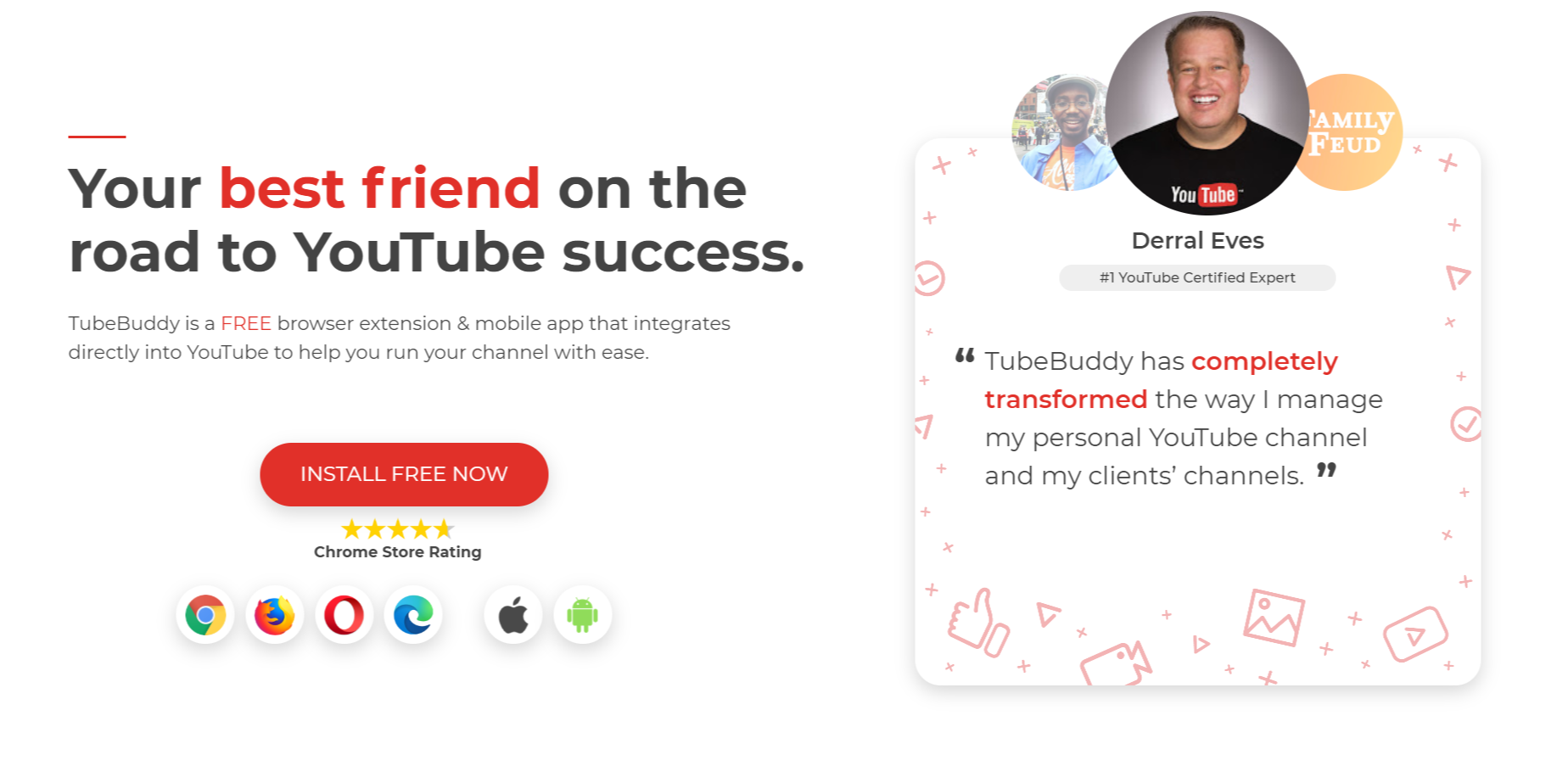 what does the number mean next to keyword tubebuddy app