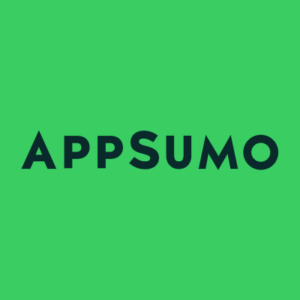 The AppSumo logo on a vibrant green background.