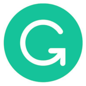 A green circle with the letter g, indicating Grammarly.